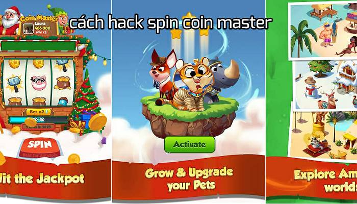 Cách hack spin coin master