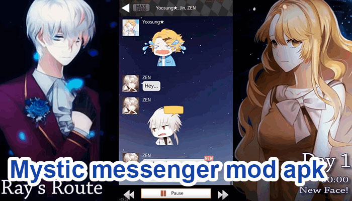 Mystic messenger mod là một tựa game nổi bật dành cho phái nữ.