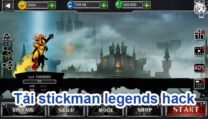 Nhanh tay tải hack stickman legends những lúc rảnh rỗi không còn giải trí.  